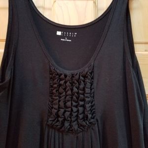 'Carole Little' Dress - midi, black jersey knit